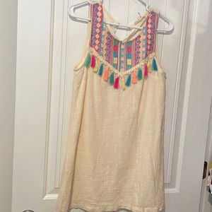 Sassy MultiColor Tassel Mini Dress